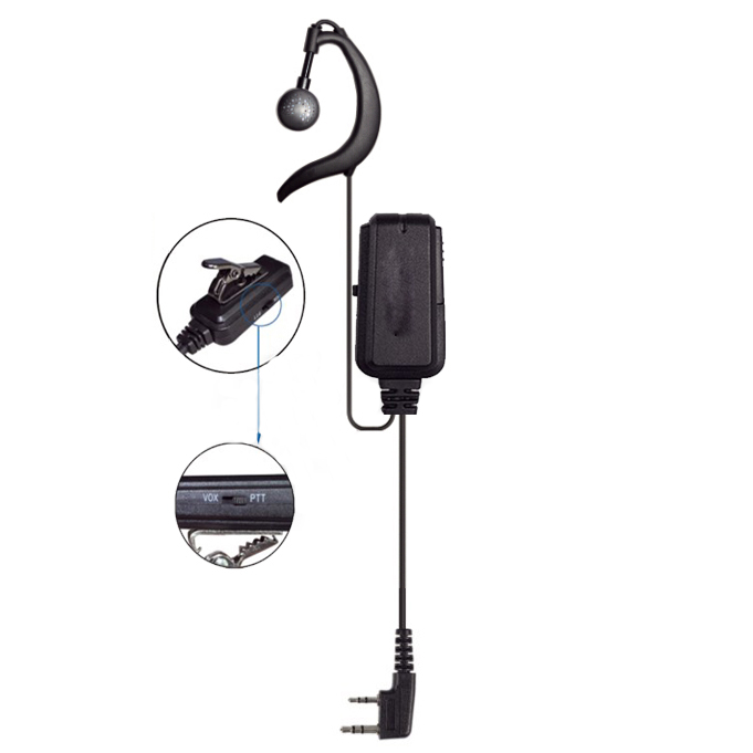 two way radio headset, walkie talkie earpiece, Motorola radio headphone